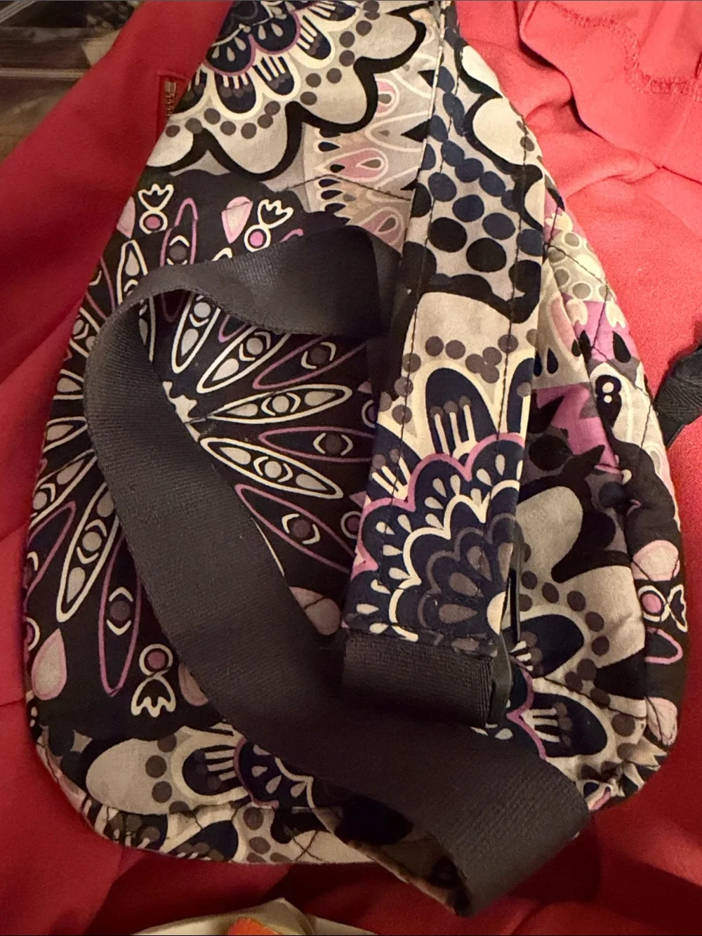 Vera Bradley sling bag filled